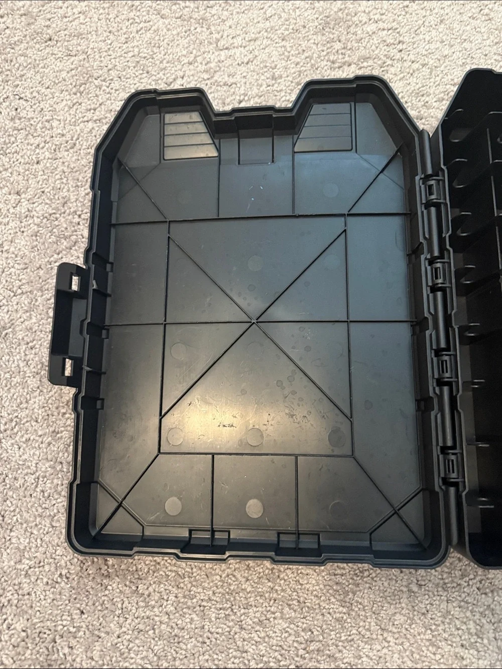 Hotwheels 48 Car Carrying Case Black with Red Graphics
